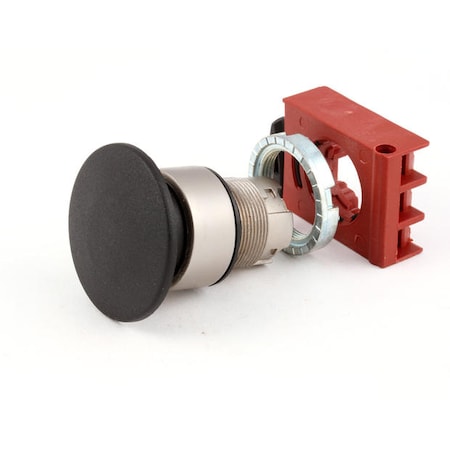 Bki Mushroom Push Black Switch S0309